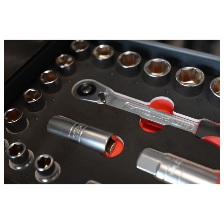 Module - KS TOOLS - 713.1024 - Module de douilles et accessoires Ultimate - 1/2 - 24 pieces
