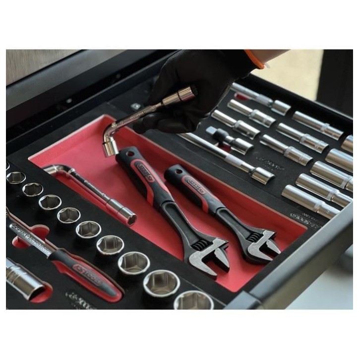 Module - KS TOOLS - 713.1300 - Module vide - 1/3 - 1 compartiment - Pour servantes et établis Module - KS TOOLS - 713.1300 - Module vide - 1/3 - 1 compartiment - Pour servantes et établis