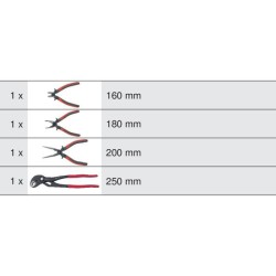 Module - KS TOOLS - 713.4014 - Module de pinces - Pour servantes et é