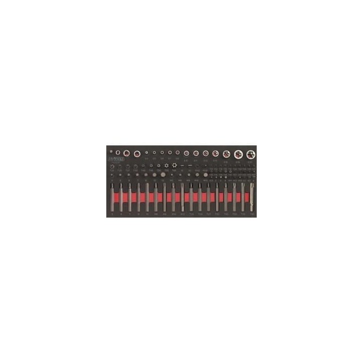 Module - KS TOOLS - 713.5010 - Module d'embouts de vissage et douilles Torx - 88 pieces Module - KS TOOLS - 713.5010 - Module d'embouts de vissage et douilles Torx - 88 pieces