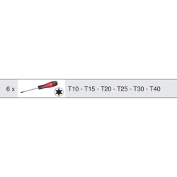Module - KS TOOLS - 713.5013 - Module de tournevis Ultimate Torx - 6 p