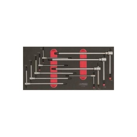 Module - KS TOOLS - 713.5018 - Module de clés mâles Torx a poignée