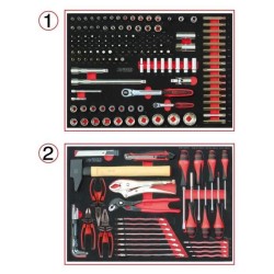 Module - KS TOOLS - 714.0184 - Composition d'outils 2 tirois - Pour se