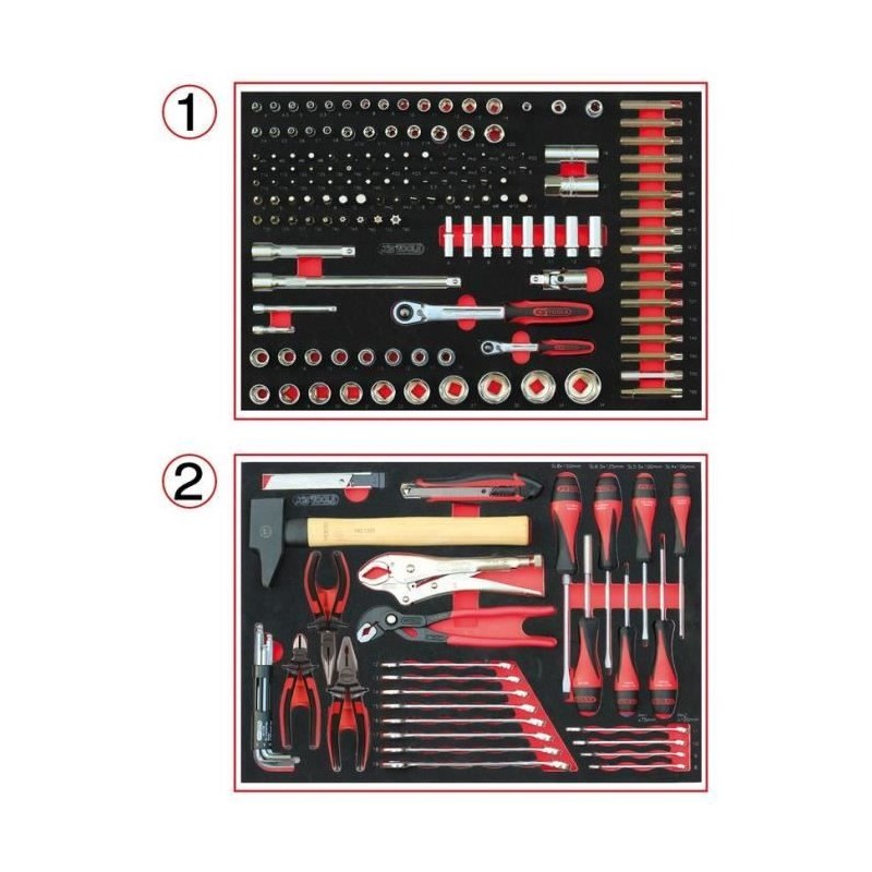 Module - KS TOOLS - 714.0184 - Composition d'outils 2 tirois - Pour se Module - KS TOOLS - 714.0184 - Composition d'outils 2 tirois - Pour se