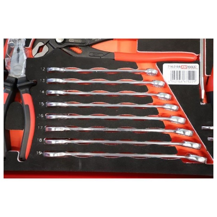 Module - KS TOOLS - 714.0184 - Composition d'outils 2 tirois - Pour servante - 184 pieces Module - KS TOOLS - 714.0184 - Composition d'outils 2 tirois - Pour servante - 184 pieces