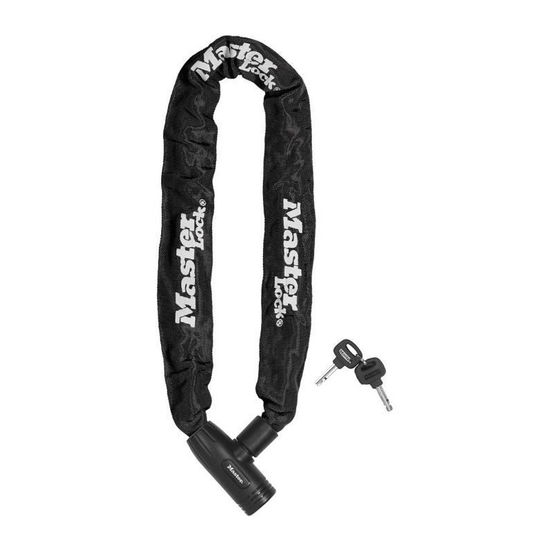Chaîne Antivol Vélo - MASTER LOCK - 90 cm de longueur - Acier cémen