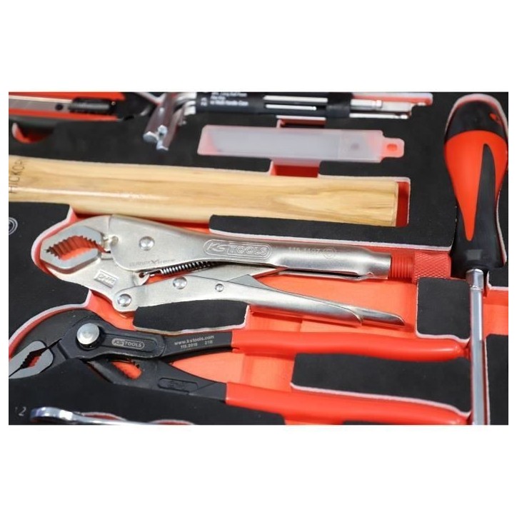 Module - KS TOOLS - 714.0184 - Composition d'outils 2 tirois - Pour servante - 184 pieces Module - KS TOOLS - 714.0184 - Composition d'outils 2 tirois - Pour servante - 184 pieces