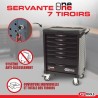 Servante d'atelier - Vide - 7 tiroirs - KS Tools - 823.0007 - Noir - S