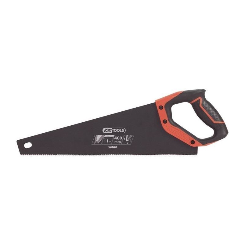 Scie égoine - KS Tools - 907.2501 - 3 angles de coupe - poignée bi-m Scie égoine - KS Tools - 907.2501 - 3 angles de coupe - poignée bi-m