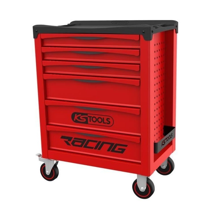 Servante - Vide - 6 tiroirs - KS Tools - 855.0006 - Rouge - Charge max par tiroir 30 kg - Servante d'atelier Servante - Vide - 6 tiroirs - KS Tools - 855.0006 - Rouge - Charge max par tiroir 30 kg - Servante d'atelier