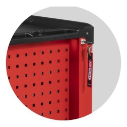 Servante - Vide - 6 tiroirs - KS Tools - 855.0006 - Rouge - Charge max
