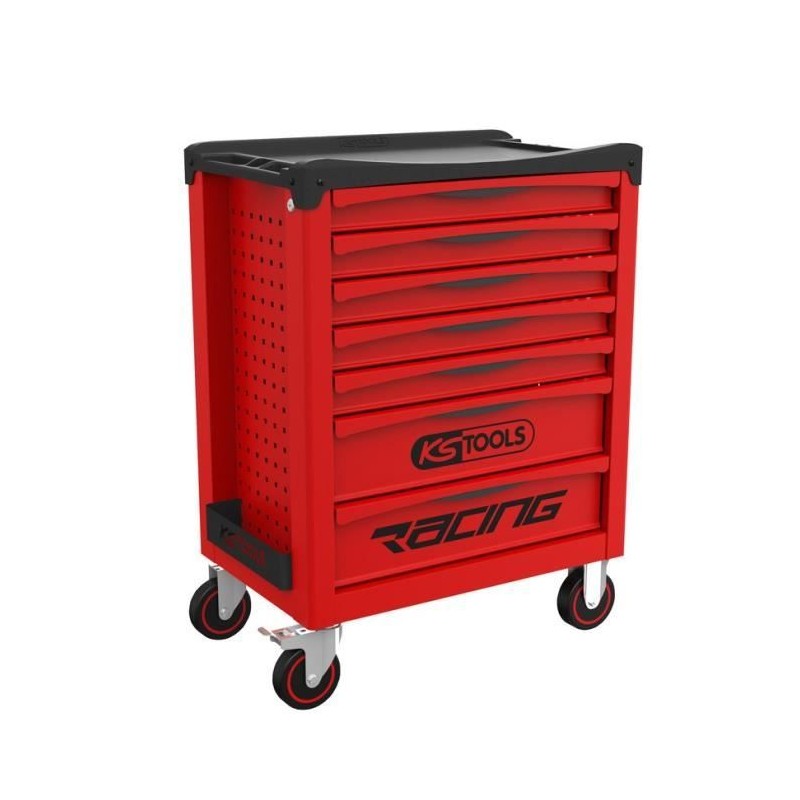 Servante - Vide - 7 tiroirs - KS Tools - 855.0007 - Rouge - Servante d