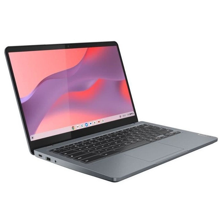 PC Portable Chromebook Plus LENOVO IdeaPad 3 14IAN8 | Chrome OS - 14'' FHD - Core i3-N305 - RAM 8Go - Stockage 128Go - AZERTY PC Portable Chromebook Plus LENOVO IdeaPad 3 14IAN8 | Chrome OS - 14'' FHD - Core i3-N305 - RAM 8Go - Stockage 128Go - AZERTY