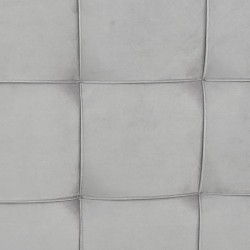 Lit coffre adulte ELIZA 140 x 190 cm - Sommier inclus - Gris foncé