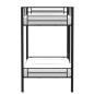 Lits superposés séparables 2 x 90 x 190 cm en métal - Noir - Sommiers inclus - ABBY Lits superposés séparables 2 x 90 x 190 cm en métal - Noir - Sommiers inclus - ABBY