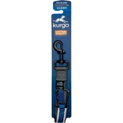 Laisse mains libres - KURGO - QUANTUM - 6 positions - 120 a 180 cm - B