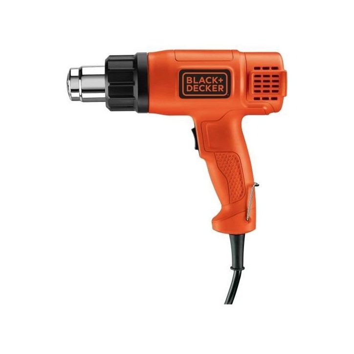 Décapeur thermique filaire - BLACK+DECKER - KX1650-QS - 1750W - 600°C max - 2 débit d'airs Décapeur thermique filaire - BLACK+DECKER - KX1650-QS - 1750W - 600°C max - 2 débit d'airs