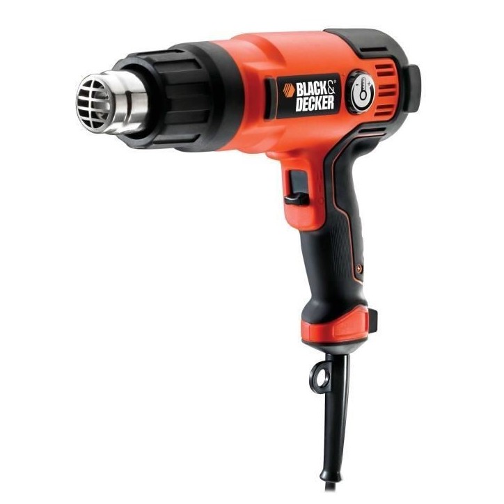 Décapeur thermique filaire - BLACK+DECKER - KX2200K-QS - 2200W - 645°C max - 2 débit d'airs