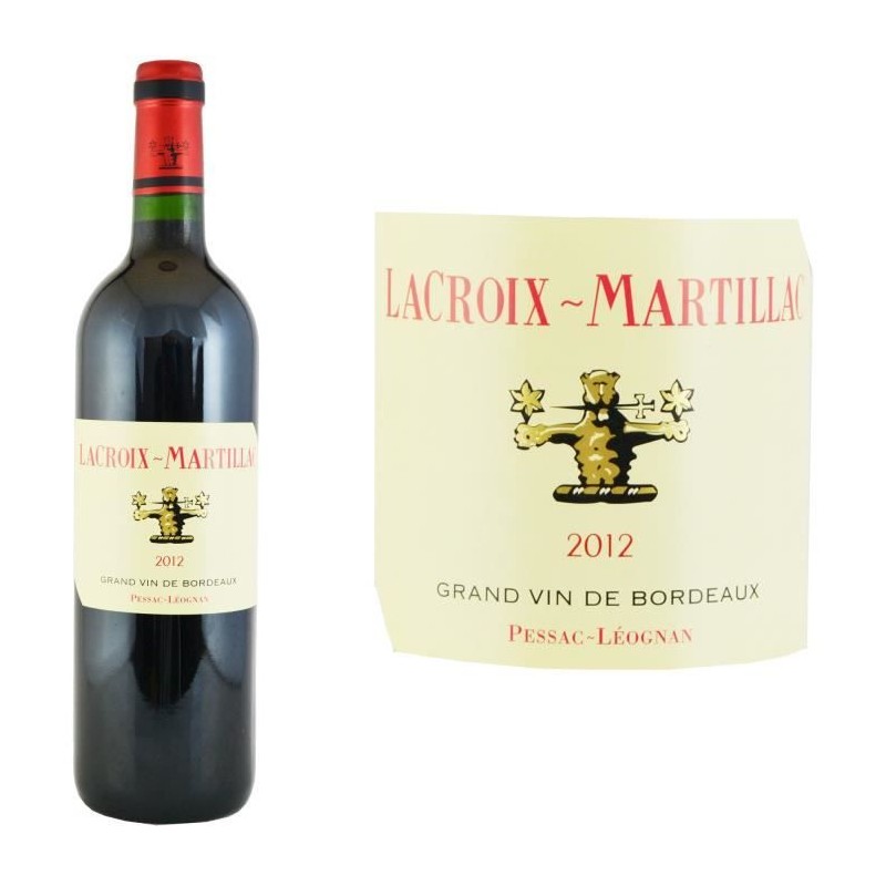 Château Lacroix Martillac 2012 Pessac - Vin rouge de Bordeaux Château Lacroix Martillac 2012 Pessac - Vin rouge de Bordeaux