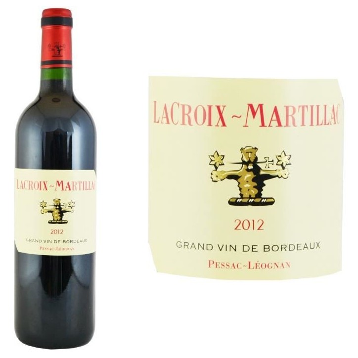 Château Lacroix Martillac 2012 Pessac - Vin rouge de Bordeaux