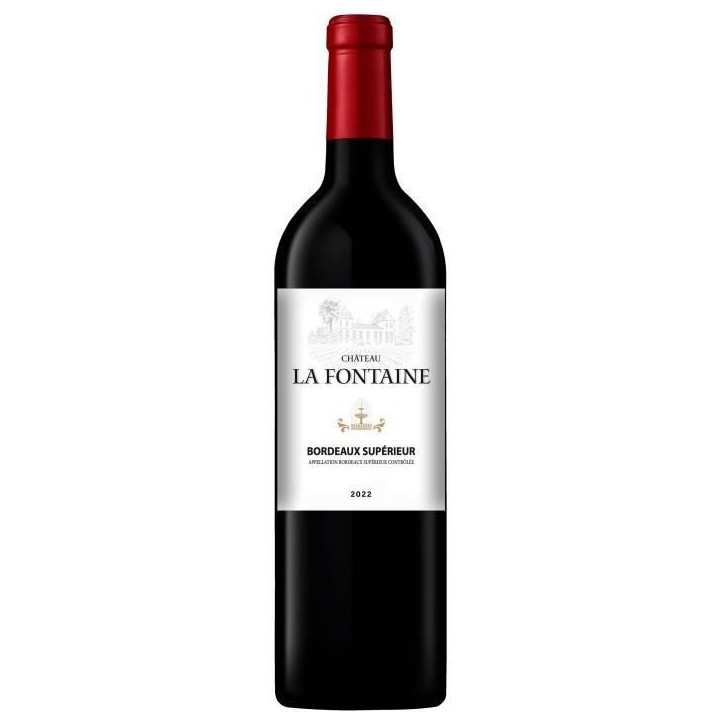 Château La Fontaine 2022 Bordeaux Supérieur - Vin rouge de Bordeaux - Bio