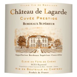 Château de Lagarde Cuvée Prestige 2021 Bordeaux Supérieur - Vin rou