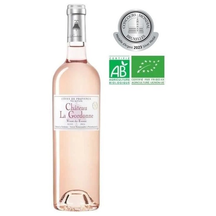 Château La Gordonne Vérité du Terroir Côtes de Provence 2024 - Vin rosé de Provence - Bio Château La Gordonne Vérité du Terroir Côtes de Provence 2024 - Vin rosé de Provence - Bio