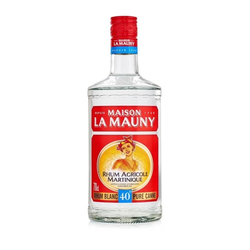 Maison La Mauny - Rhum Blanc Agricole - 40,0% Vol. - 70cl Maison La Mauny - Rhum Blanc Agricole - 40,0% Vol. - 70cl