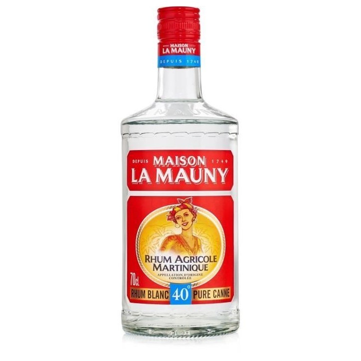 Maison La Mauny - Rhum Blanc Agricole - 40,0% Vol. - 70cl