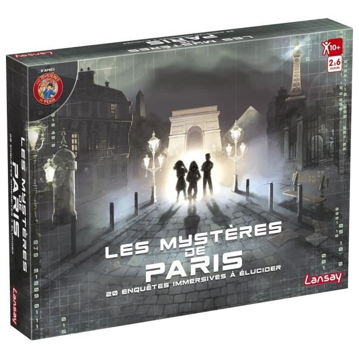 Jeu de société - LANSAY - 75145 - Les Mysteres De Paris 10+ Jeu de société - LANSAY - 75145 - Les Mysteres De Paris 10+