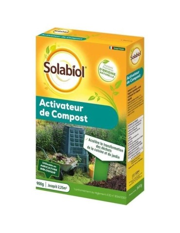 Activateur de compost naturel pret a l'emploi 900g - Solabiol