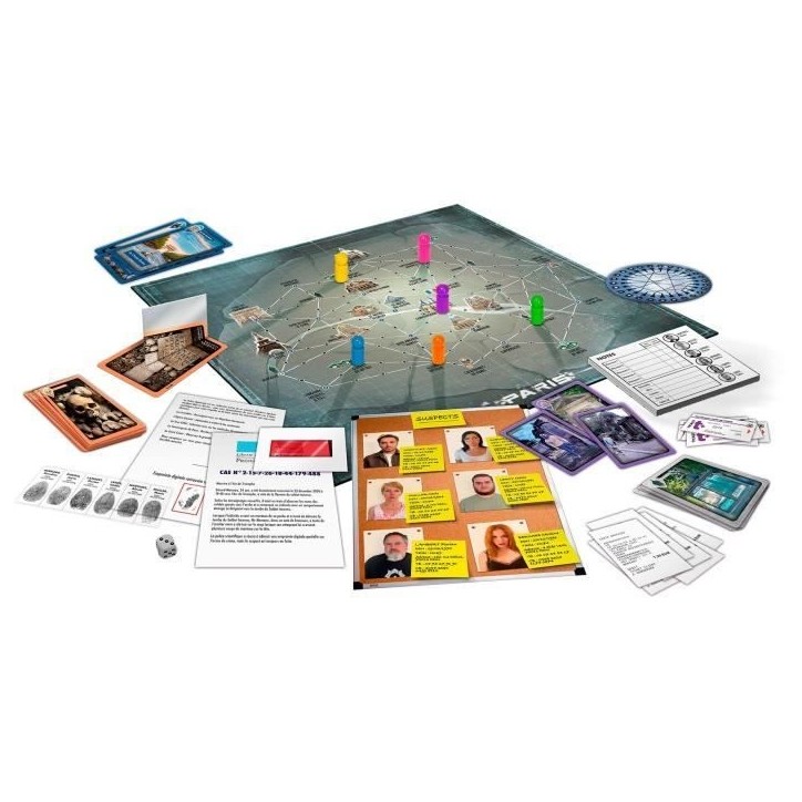 Jeu de société - LANSAY - 75145 - Les Mysteres De Paris 10+ Jeu de société - LANSAY - 75145 - Les Mysteres De Paris 10+