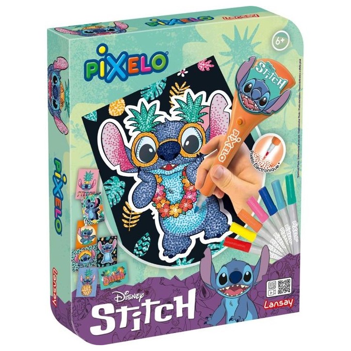 JOUET - LANSAY - Pixelo Stitch - 8 illustrations - Multicolor - Des 6 ans JOUET - LANSAY - Pixelo Stitch - 8 illustrations - Multicolor - Des 6 ans