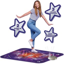 Tapis de danse - Star Academy - 3 styles musicaux - 3 niveaux de danse
