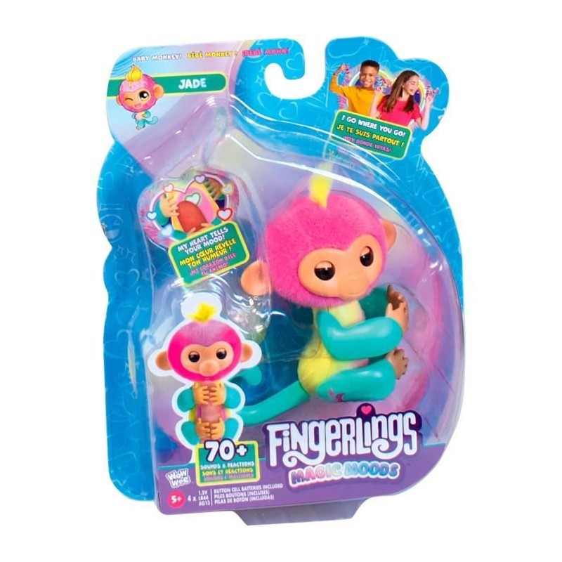 Fingerlings - LANSAY - Magic Moods Jade - Jeu de récré - Des 5 ans Fingerlings - LANSAY - Magic Moods Jade - Jeu de récré - Des 5 ans