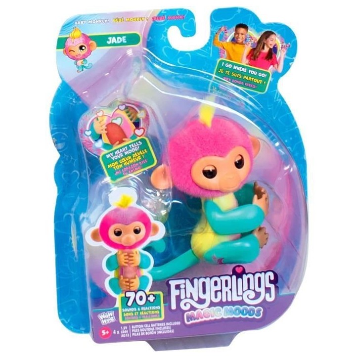 Fingerlings - LANSAY - Magic Moods Jade - Jeu de récré - Des 5 ans Fingerlings - LANSAY - Magic Moods Jade - Jeu de récré - Des 5 ans