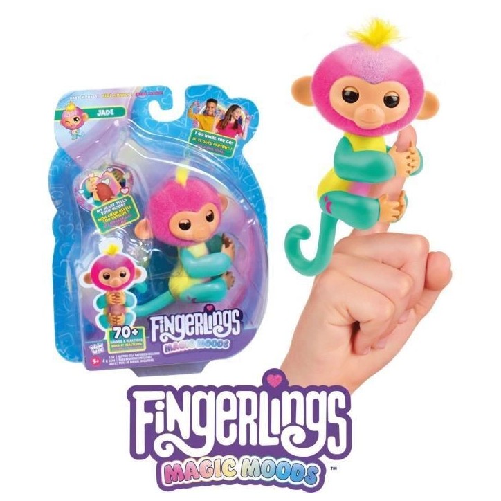 Fingerlings - LANSAY - Magic Moods Jade - Jeu de récré - Des 5 ans Fingerlings - LANSAY - Magic Moods Jade - Jeu de récré - Des 5 ans