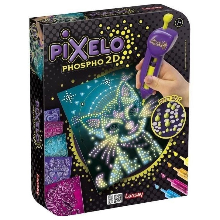 Jeu de coloriage - LANSAY - 20285 - Pixelo Phospho 2D