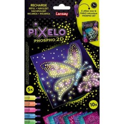 Recharge - LANSAY - Pixelo Phospho 2D - 10 illustrations phosphorescen