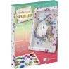 Kit loisir créatif - Licorne - Illustration avec sequins - Pour enfan