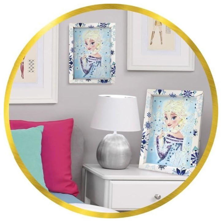 Jeu de création - LANSAY - Collection sequins - ELSA LA REINE DES NEIGES - Des 7 ans