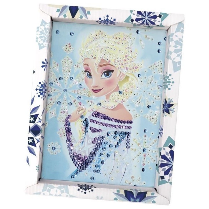 Jeu de création - LANSAY - Collection sequins - ELSA LA REINE DES NEIGES - Des 7 ans