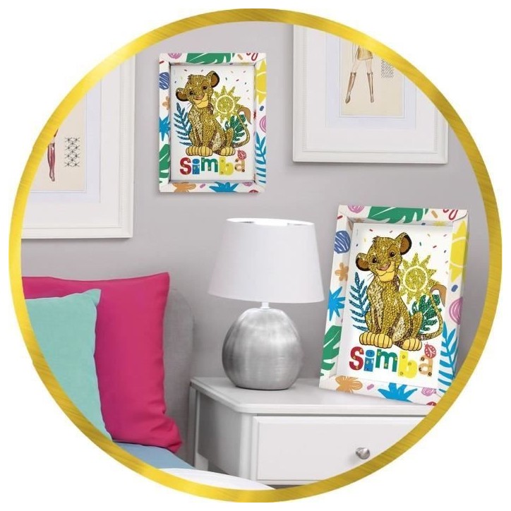 Jeu de création - LANSAY - Collection sequins - SIMBA LE ROI LION - Des 7 ans Jeu de création - LANSAY - Collection sequins - SIMBA LE ROI LION - Des 7 ans