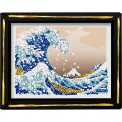 Kit loisir créatif - LANSAY - Collection Sequins - La Grande Vague -