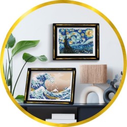 Kit loisir créatif - LANSAY - Collection Sequins - La Grande Vague -