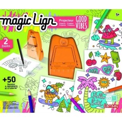 Magic Lign - LANSAY - Projecteur Good vibes - 50 illustrations - Des 5