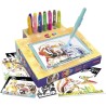 Jeu de coloriage - LANSAY - Blopens Animaux - 16 pochoirs - Lavable -
