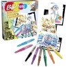 Set d'Activités Bébés Animaux - LANSAY BLOPENS - Pochoirs réutilis