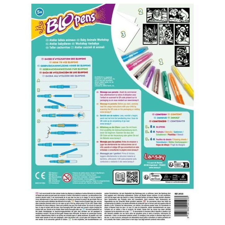 Blopens - LANSAY - Atelier bébé animaux - Des 5 ans