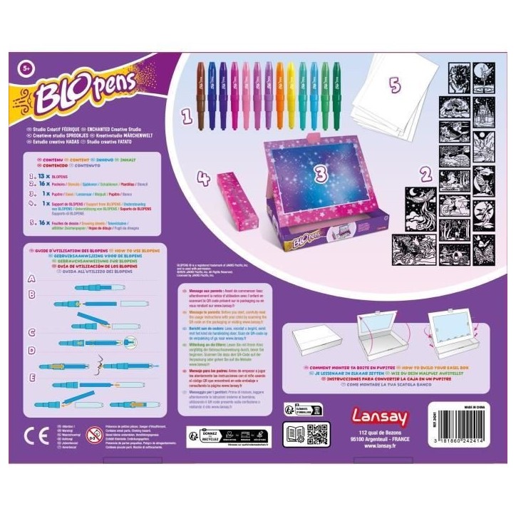 Blopens - LANSAY - Studio créatif féérique - Des 5 ans Blopens - LANSAY - Studio créatif féérique - Des 5 ans